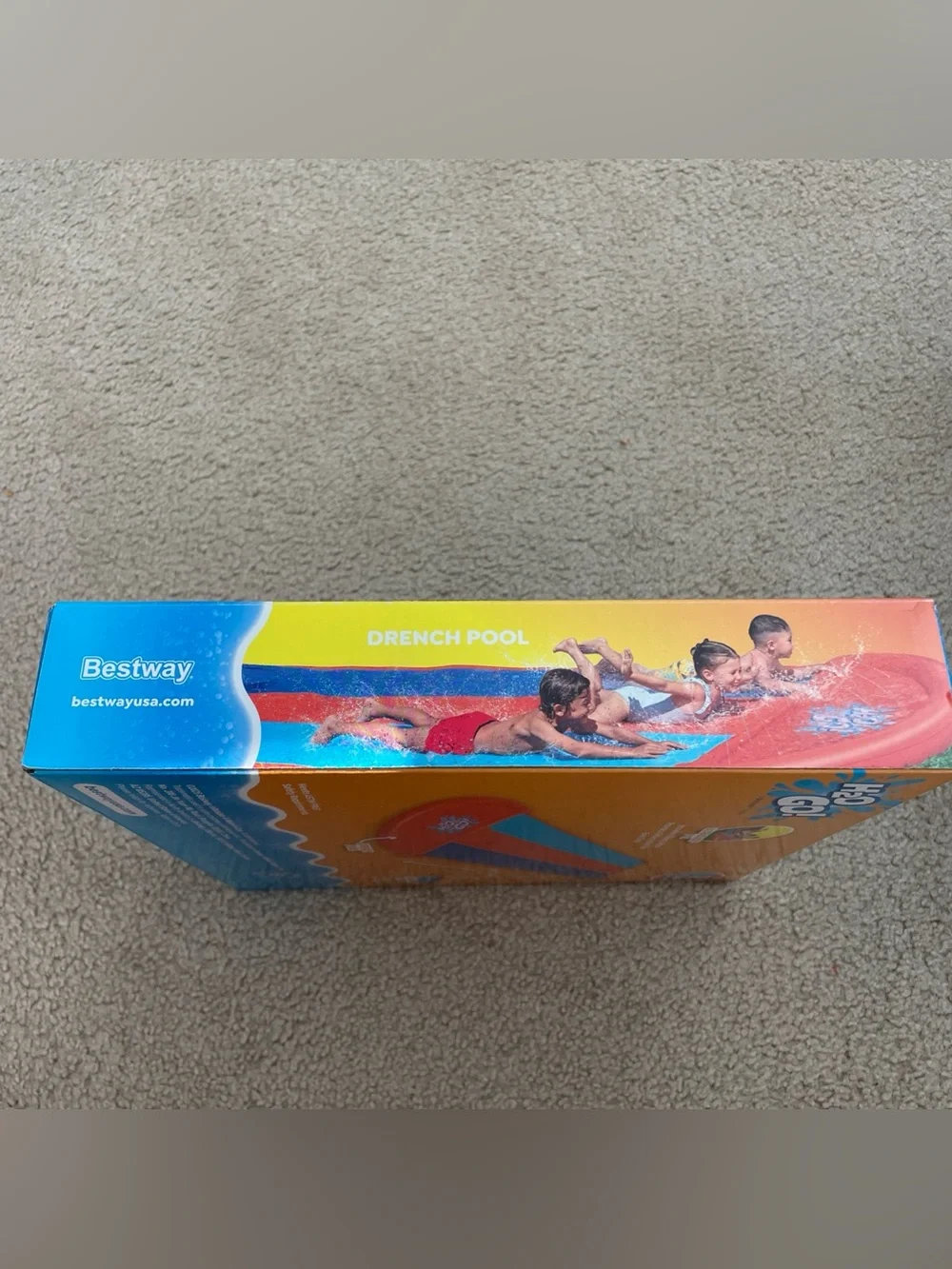 Triple Slide Water Slide - Blue & Orange